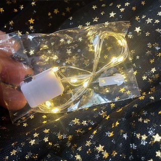 (Free battery) 2M Battery Operated LED String Lights Fairy Light for New Year Christmas Holiday