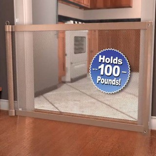 Dog Gate Mesh Magic Pet Gate For Dogs Safe Guard and Install (3)
