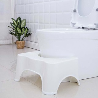 ◑Potty Help Prevent Constipation Bathroom Toilet Aid Squatty Step Foot Stool (8)