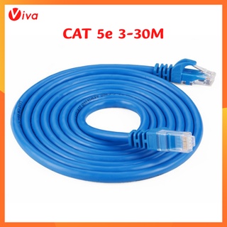 3-30m Cat 5E Lan Cable Ethernet Wire Internet UTP with RJ45 Network Cable Cord for Router Laptop