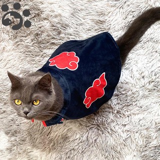 ▲✻✜Cosplay Naruto Akatsuki Cat Costumes for Cats Funny Plush Cute Cats Costumes Funny Cat Clothes Cl (1)