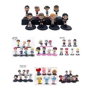 Figure black pink BT S BTS Mini Set of 7 Collection Figures
