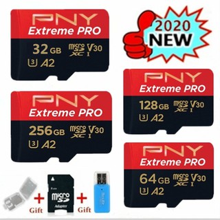 New high speed PNY tf card 256GB 128GB 64GB 32GB USB drive Micro SD Micro SDHC Micro SD SDHC card 10 UHS-1 TF memory card + card reader