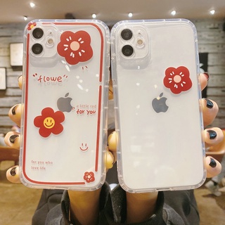 HL COD Case Samsung A12 A22 A32 A42 A52 A72 A20 A30 A50 A30S A50S A70 A20S A21S M51 A51 A71 A11 A02 A02S S20 S21 FE S10 S20 Note 10 Lite Soft Clear Flower Silicone Phone Case