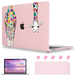 Giraffe 3d apple macbook protective case air 11 13 pro 15 13 A2159 retina 13 15 with keyboard cover
