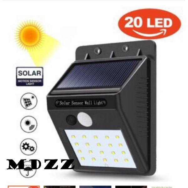 20led 30LED 40led 100led Lamp Solar Powered Motion Sensor Wall Light Outdoor