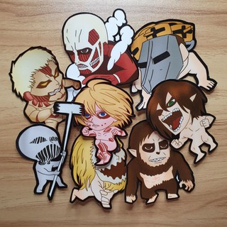 Attack on Titan Stickers Sold by Piece, Lowest Price 2x2 inches sticker by AnyPrint