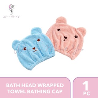 Dry Hair Hat Microfiber Shower Hair Turban Cap Bath Head Wrapped Towel Bathing Cap