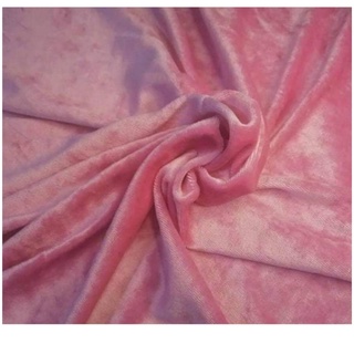 Bamboo velour pink Fabric