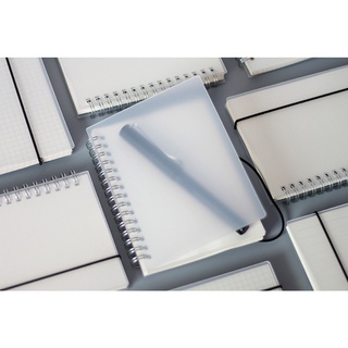Japan PP Frosted white Cover notebook A6/A5/B5/A4 / Minimalist style (8)