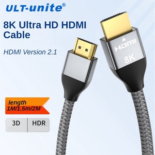 Hdmi High-definition Cable 8K60Hz 4K120Hz Braided Belt Hdmi2.1 Ultra High-definition Cable