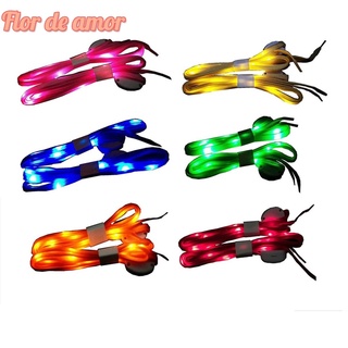 6 Pairs Polyester LED Shoelaces Light Up Shoe Laces with 3 Modes in 6 Colors for Party Favors Danc