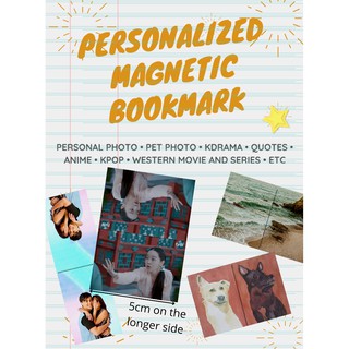 Personalized Magnetic Bookmark