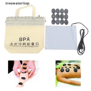 (hot*) Massage Energy Stone Rock Heating Bag Warmer Heater Device Massager Relax Kit treewateritop (1)