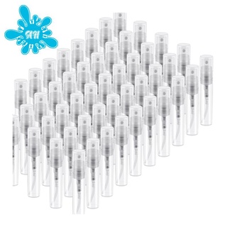 50 Pcs Disposable Perfume , Clear Plastic Spray Bottle Portable Fragrance Spray Bottle - 3Ml