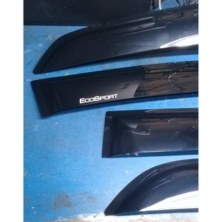 Ford EcoSport 2013-20 Black Rain Guard Door Visor Window Gutter (3)