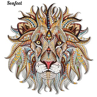 【seafeel】✌【COD】3D Lion Sticker Patch DIY Iron On Transfer Applique Clothes Fabric Craft (4)