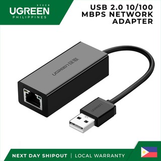 UGREEN USB 2.0 to 10/100 Mbps Network RJ45 LAN Wired Adapter for Macbook Windows Mac OS - PH (1)