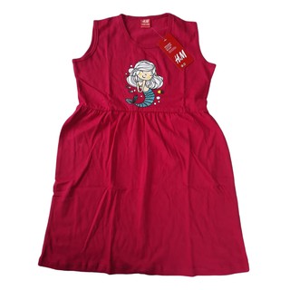 H&M Kids Girls' 100% Cotton Sleeveless Dress