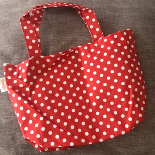 Polka dots red mini bag
