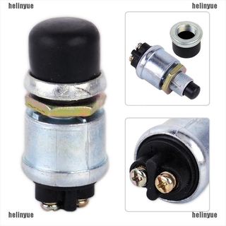 {helinyue}Universal Waterproof Momentary Ignition Push Button Starter Switch 60/40 Amps