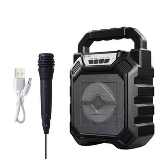 New bluetooth speaker karaoke speaker with free microphone (TF USB FM) functionlaptop mouse