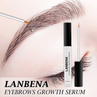 LANBENA Eyebrow Growth Serum Nourishing Promote Eyebrow Growth Eyebrow Enhancer for Fuller Longer Thicker Eyebrow Make Up Eye Care