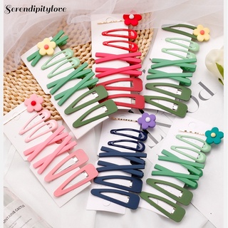 [24Hs Delivery] 7Pcs/Set Candy Hair Clip Bobby Pin Barrette Polymer Flower Hairpin Headdress New