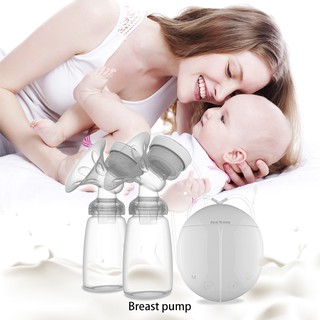 Original Real Bubee Double USB Electric Breast Pump Powerful Automatic Free Breast Pump Nipple Suck (1)