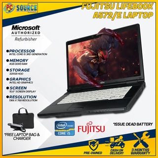 Fujitsu Lifebook Laptop | Intel Celeron 4thGEN & i5 3rdGEN 4GB RAM 320GB HDD | USED LAPTOP