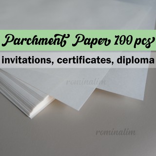 Parchment Paper 85gsm A4 100pcs Certificate Diploma Invitation