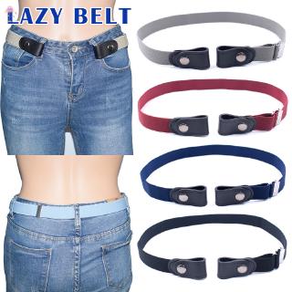 LL Lazy Buckle Free Adjustable Belt Elastic Waist Belt Stretchy Cinch Belts Invisible for Jeans Pant