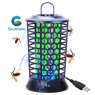 USB Mosquito Killer Bug Zapper Electric Insect Trap UV LED Light Fly Bug Zapper Pest Catcher for Indoor Outdoor