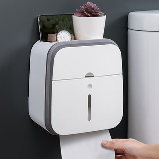 Toilet Tissue Box Toilet Paper Rack Wall Mounted Paper Holder Free Punch