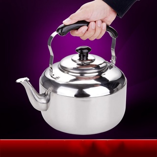 ✻▧Ready stock Induction Stove Top Electric Gas Whistling Kettle Stainless Steel Teapot