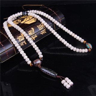 High Density White 7*9 Xingyue Bodhi 108 Beads Rosary Necklace Accessories Sweater Chain Wholesale (2)