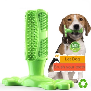 Bite Resistant Dog Toothbrush Pet Molar Tooth Cleaning Brushing Stick Dog Toy Dog Chew Toys Doggy