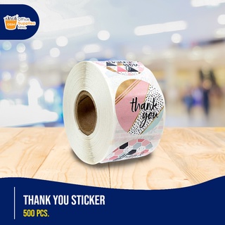 500pcs Thank You Sticker self-adhesive label sealing packaging label Thank you Sticker Designs