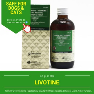 ✉❖Livotine Liver Tonic and Renal Enhancer Supplement for Dogs and Cats (120ml) [PRICE SLASHED]