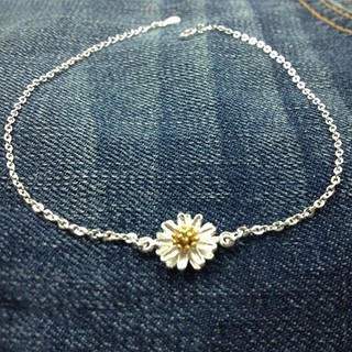 【Bluelans】Little Daisy Charm Beach Bare Foot Anklet Jewelry (8)