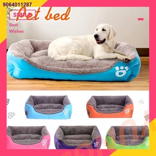 IJJ09.14✜△☒【1-2 delivery】Large Pet Cat Dog Bed Breathable Cotton Winter Warm Pet Bed for Medium Larg