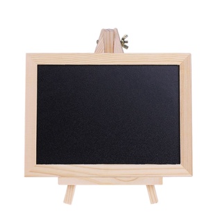 board for kids✉✚◕Wood Tabletop Chalkboard Double Sided Blackboard Message Board Children
