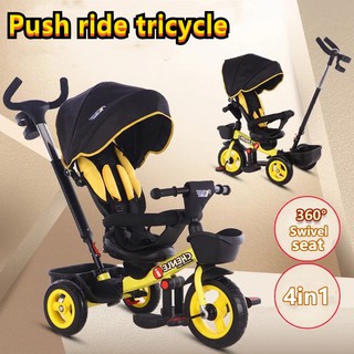 COD ✔4 in 1 children's walker tricycle, children's bicycle, three-wheeled stroller, baby tricycle
