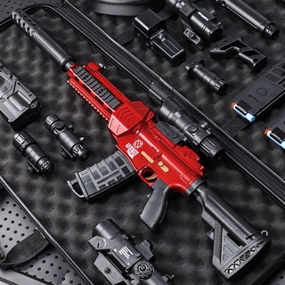 ₪◇✷M416 electric burst soft bullet gun children s toy gun 7 simulation assault rifle 3 boy sniper gu
