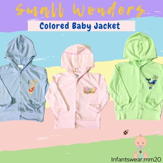 Small Wonders Cotton Baby Jacket colored months to 1 year old