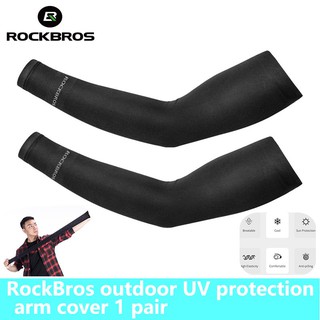 1Pair ROCKBROS UV Protect Arm Sleeves For Outdoors Sports Protective Gear