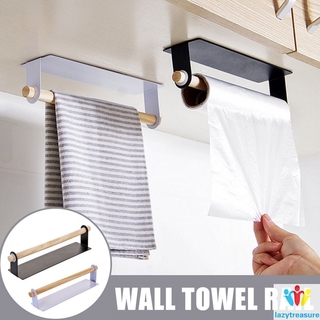 Adhesive Paper Towel Holder Rack Under Cabinet for Bathroom Kitchen