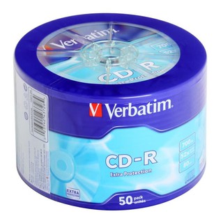 oPkz Verbatim CD-R Spindle Contents 50 Pieces 43787