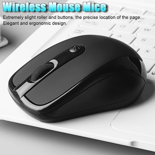☽☫♨USB Wireless mouse 2000DPI Adjustable Receiver Optical Computer Mouse 2.4GHz Ergonomic Mice For L