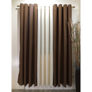 Brown Ring Curtains sold per pc